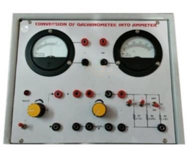Conversion of Galvanometer into an Ammeter - COS-60 / 18102